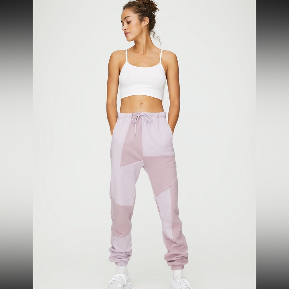 Adidas colorblock sweatpants sz medium